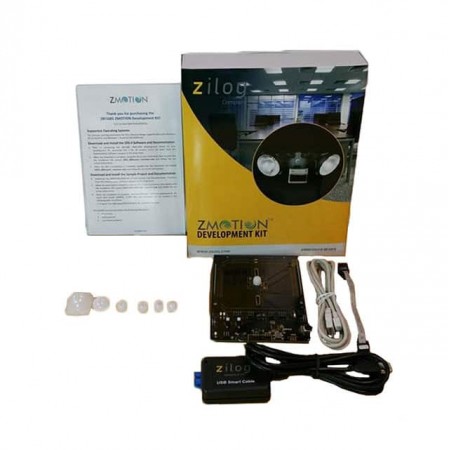 Zilog ZMOTIONL400ZCOG  板评估平台  MCU 8-位  安装固定  板，电缆，配件