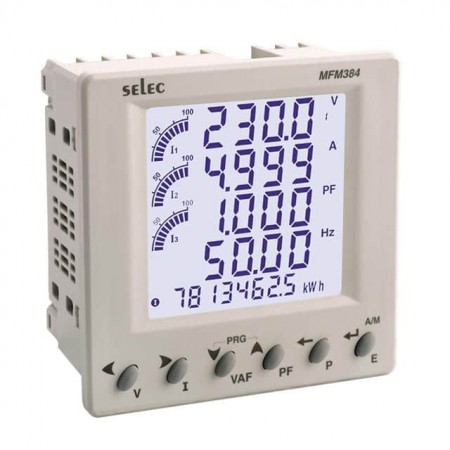Selec Controls USA Inc. MFM384-C-CU  LCD - 黑色字符，背光  -