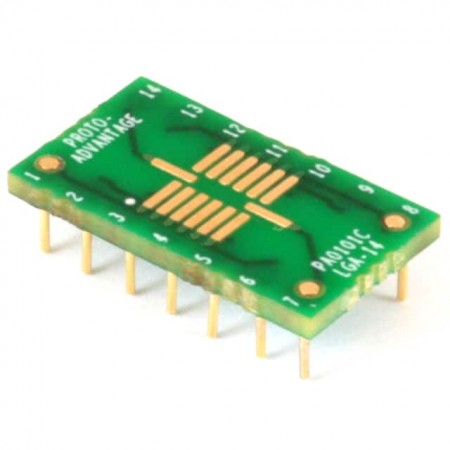 Chip Quik Inc. PA0101C  Proto-Advantage  SMD 至 DIP  0.700\ 长 x 0.400\ 宽（17.78mm x 10.16mm）