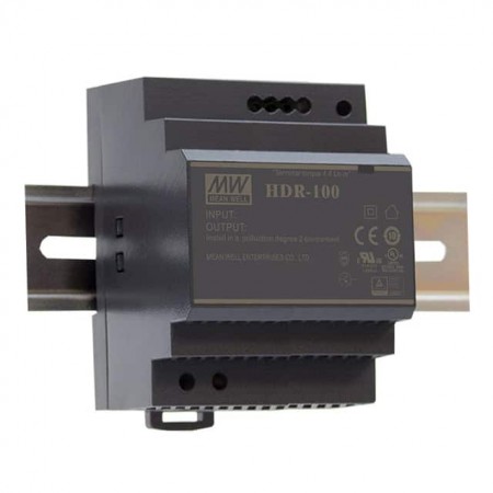 MEAN WELL USA Inc. HDR-100-24N  ITE（商业）  可调输出，通用输入