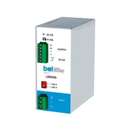 Bel Power Solutions LDN240-48P  ITE（商业）  可调节输出，IP20，负载均分
