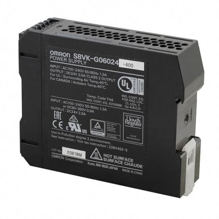 Omron Automation and Safety S8VK-G06024-400  ITE（商业）  可调输出，PFC，通用输入