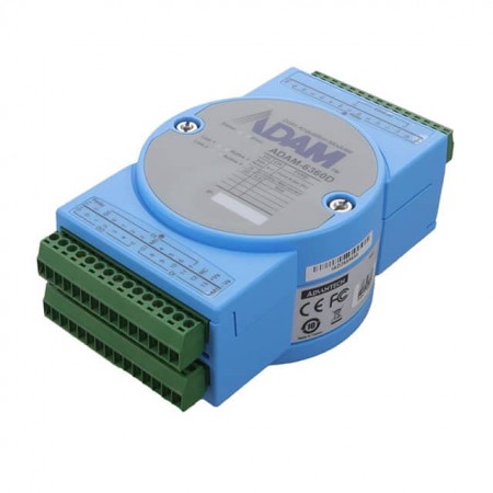 Advantech Corp ADAM-6360D-A1  输入，输出（I/O）模块  输入数和14 - 数字  输出数和14 - 数字（6），继电器（8）  安装底座安装