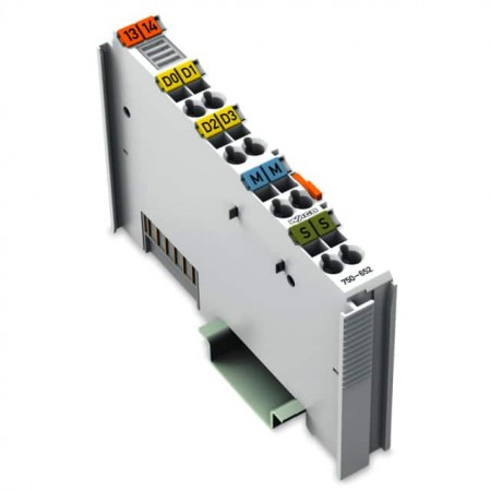 WAGO Corporation 750-652  接口模块  输入数和-  输出数和-  安装DIN 轨道  -