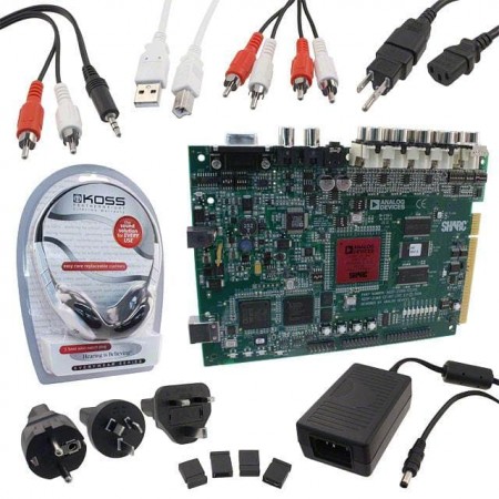 Analog Devices Inc. ADZS-21369-EZLITE  板评估平台  DSP  安装固定  板，电缆，电源，配件