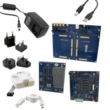 Silicon Labs SIM3C1XX-B-EDK  板评估平台  MCU 32-位  安装固定  板，电缆，电源，USB 调试适配器编程器