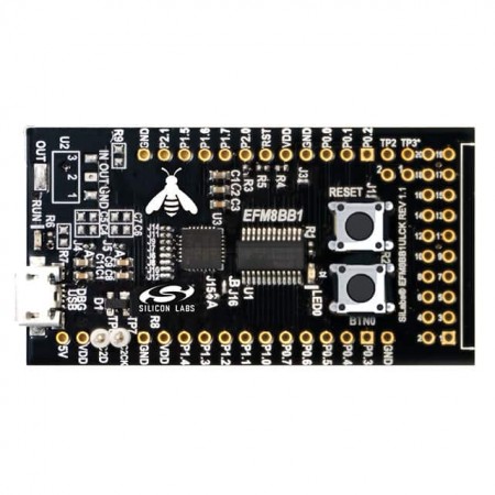 Silicon Labs EFM8BB1LCK  板评估平台  MCU 8-位  安装固定  板