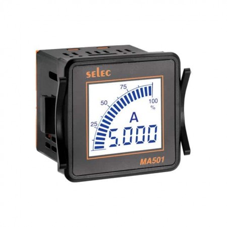 Selec Controls USA Inc. MA501-110V-CU  LCD - 蓝色条形图  -