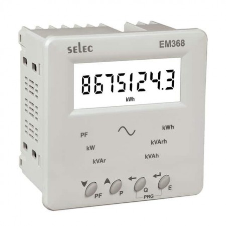 Selec Controls USA Inc. EM368-C-CU  LCD - 黑色字符，背光  -
