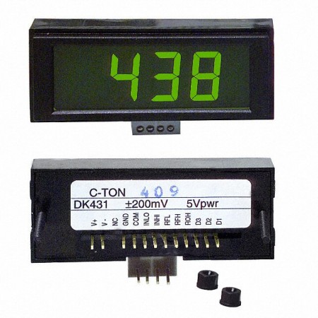 C-TON Industries DK431  LCD - 绿色字符，背光  -