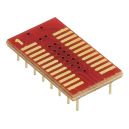 Aries Electronics 16-350000-11-RC  Correct-A-Chip® 350000  SMD 至 DIP  1.600\ 长 x 0.450\ 宽（40.64mm x 11.43mm）