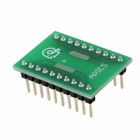 Aries Electronics LCQT-TSSOP20  Correct-A-Chip®  SMD 至 DIP  1.000\ 长 x 0.700\ 宽（25.40mm x 17.78mm）