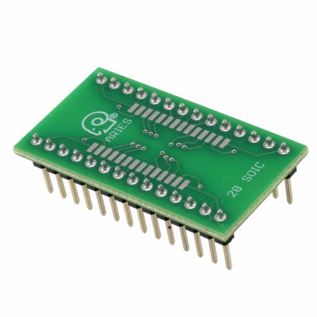 Aries Electronics LCQT-SOIC28  Correct-A-Chip®  SMD 至 DIP  1.400\ 长 x 0.700\ 宽（35.56mm x 17.78mm）