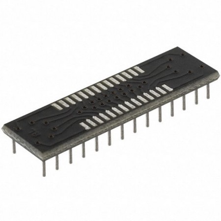 Aries Electronics 28-350002-10  Correct-A-Chip® 350000  SMD 至 DIP  2.800\ 长 x 0.400\ 宽（71.12mm x 10.16mm）