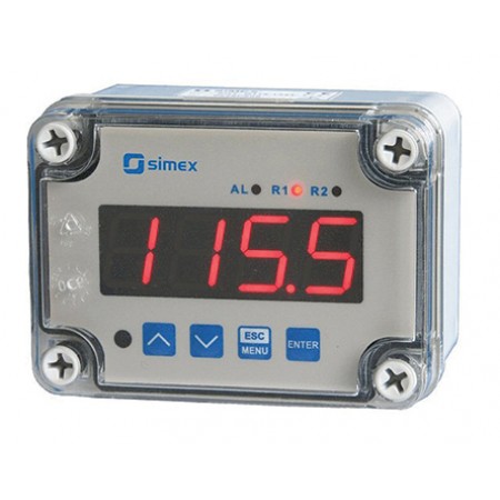 Simex 温控开关, 230 V 交流, 继电器输出, 2输出