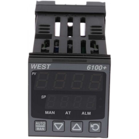 West Instruments PID控制器, P6100系列, 24 至 48 V 交流/直流, 继电器输出, ON/OFF, 1输出
