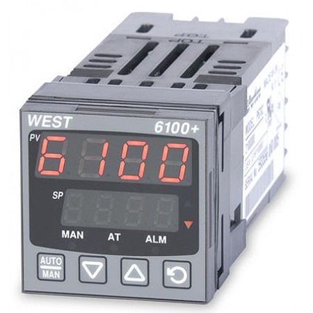 West Instruments PID控制器, P6100 系列, 24 → 48 V 交流/直流, 继电器输出, 2输出