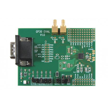 ScioSense, 评估套件, 超声波流量转换器, 用于DSUB15 电缆， GP30-EVA 板， PICOPROG V3.0 ， USB 电缆, TDC-GP30芯片