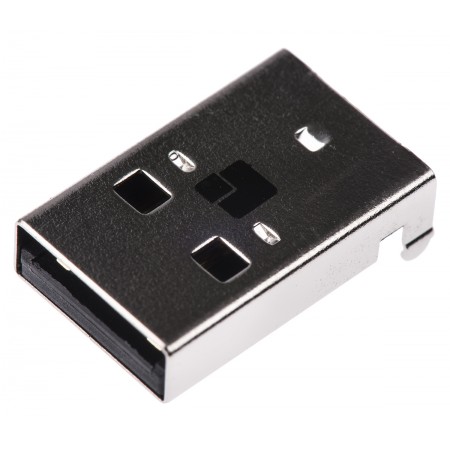 Lumberg USB 连接器, 通孔, 公插, USB2.0, 直角, 1.0A额定电流