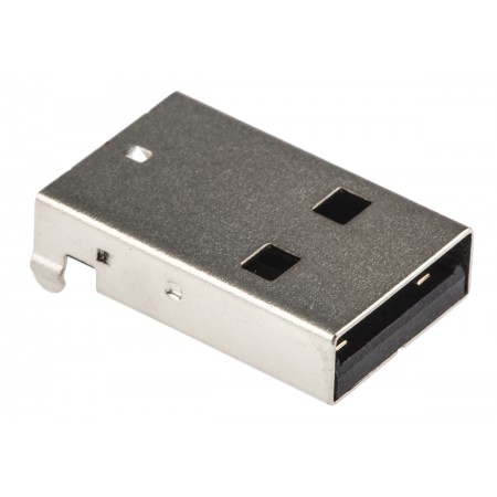ASSMANN WSW USB 连接器, 贴装, 公插, 直角, 1.0A额定电流