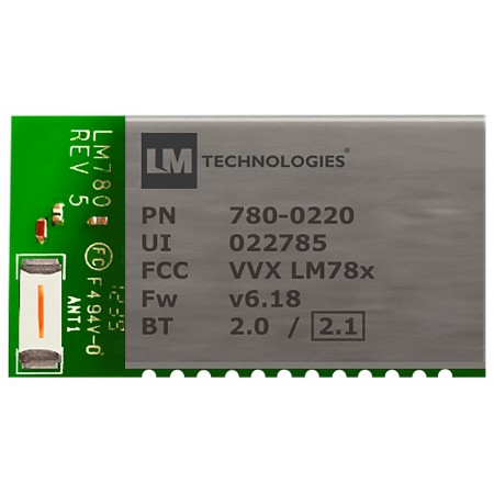 LM Technologies 蓝牙芯片, 版本 2, 2.1, 最大输出功率 4dBm