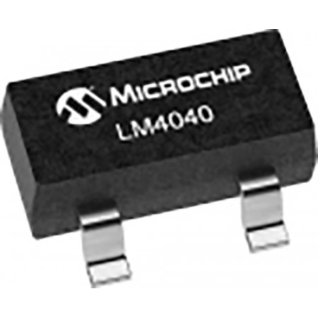 Microchip 精密电压基准, 2.5V, SOT-23封装, ±0.5 %精确度, 表面贴装安装, 3引脚