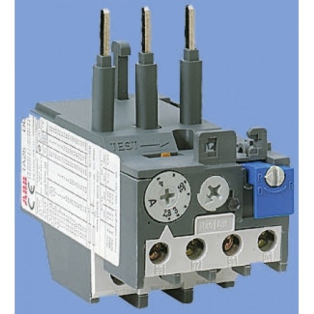 ABB 热继电器, TA25系列, 触点额定电流 2.4 A, 自动，手动复位