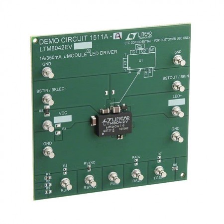 Analog Devices Inc. DC1511A-A  PWM 亮度控制  3V ~ 30V  LTM8042