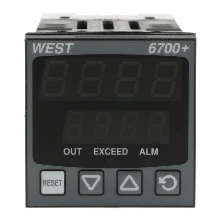 West Instruments PID控制器, P6700系列, 100、240 V 交流, 继电器输出, 1输出
