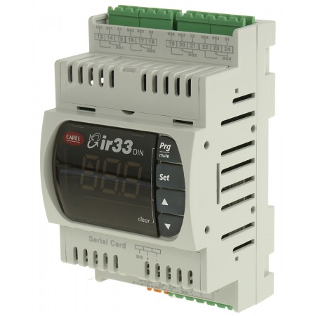 Carel PID控制器, DN33系列, 12 → 24 V 交流，12 → 30 V 直流, 继电器输出, 4输出