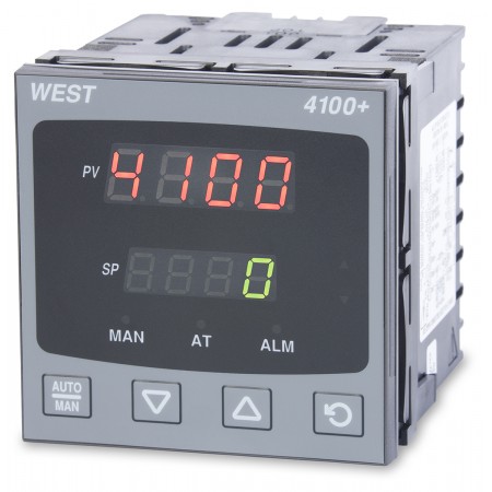 West Instruments PID控制器, P4100系列, 100、240 V 交流, 继电器输出, ON/OFF, 1输出