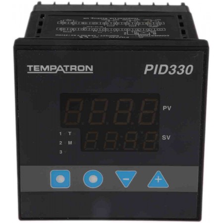 Tempatron PID控制器, PID330系列, 85 → 270 V 交流, 继电器输出, ON/OFF, 2输出