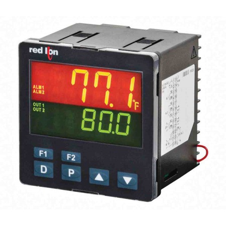 Red Lion PID控制器, PXU系列, 24V 直流, 4 -20 mA 直流，继电器输出, PID 控制器, 2输出