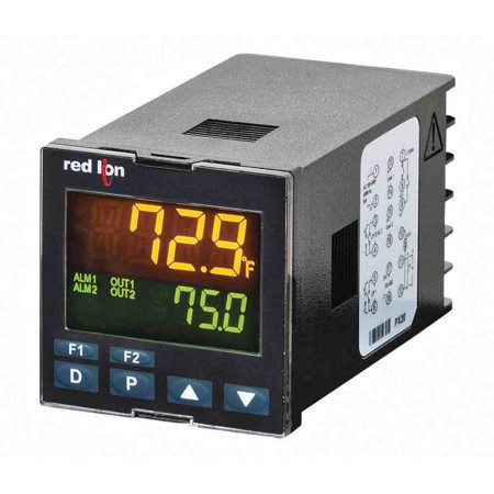 Red Lion PID控制器, PXU系列, 100 240 V 交流, 逻辑/固态继电器，继电器输出, PID 控制器, 2输出