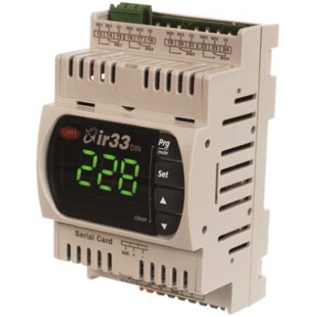Carel PID控制器, DN33系列, 12 → 24 V 交流，12 → 30 V 直流, 继电器输出, 1输出