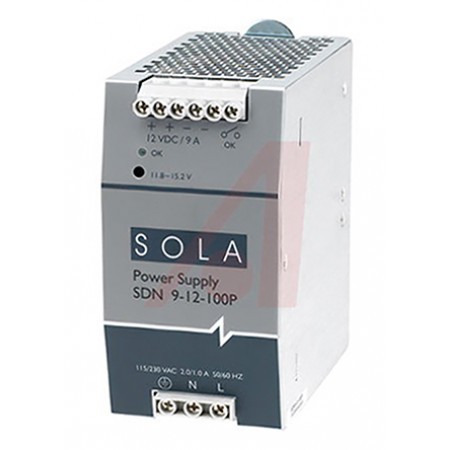 Sola 导轨电源, SDN-P系列, 12V 直流输出, 85 → 132V 交流输入