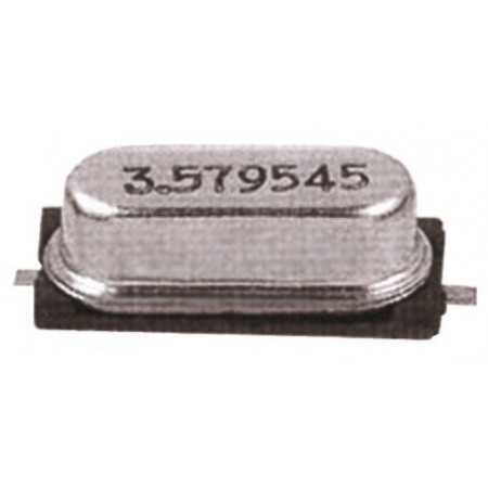 IQD 石英晶体谐振器, 4MHz, 贴片安装, 2引脚, 30pF负载, 11.05 x 4.65 x 13.46mm, 长11.05mm