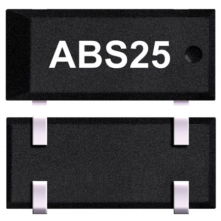 Abracon 石英晶体谐振器, 32.768kHz, 贴片安装, 4引脚, 12.5pF负载, 8 x 3.8 x 2.5mm, 长8mm