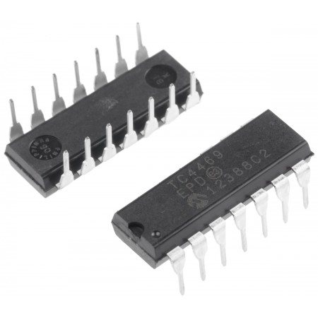 Microchip 14引脚MOSFET驱动器, 18V电源, PDIP封装, 全桥