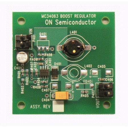 安森美 降压/升压转换器评估测试板 评估板, MC34063ADR2G芯片