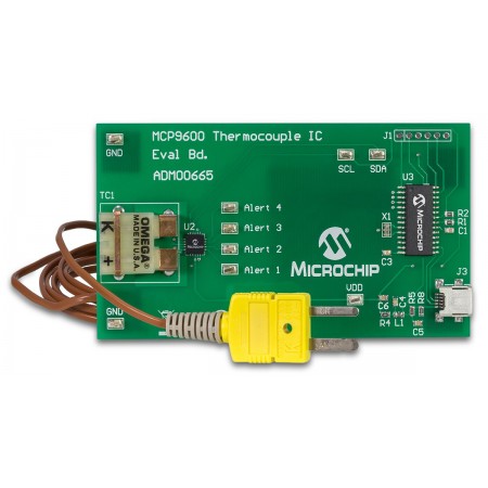微芯, 评估测试板, 温度传感器, MCP9600芯片