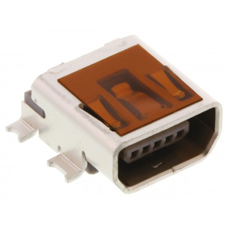 Molex 莫仕 USB 连接器, On-The-Go 系列, 贴装, 母座, USB2.0, 直角, 1.0A额定电流