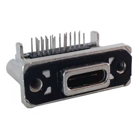 Amphenol ICC USB 连接器, MUSBR 系列, 印刷电路板安装, 母座, 1 端口, 直角, 1.25A额定电流