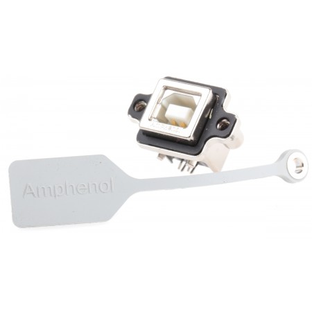 Amphenol ICC USB 连接器, MUSB 系列, 通孔, 母座, 1 端口, 直角, 1.5A额定电流