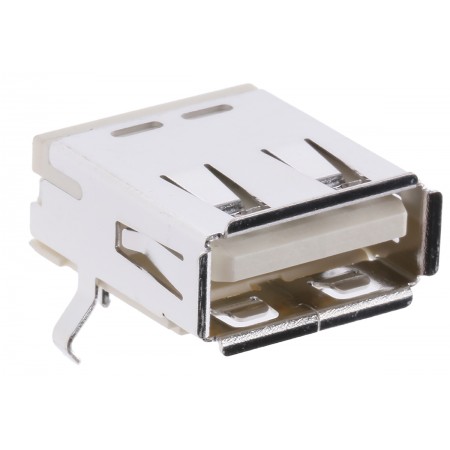 Molex 莫仕 USB 连接器, 通孔, 母座, 1 端口, 直角, 1.5A额定电流