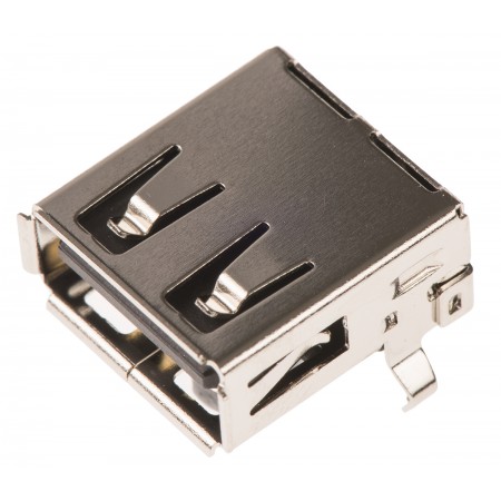 Wurth Elektronik USB 连接器, WR-COM 系列, 贴装, 母座, USB2.0, 1 端口, 直角, 1.5A额定电流