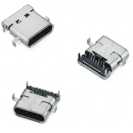 Wurth Elektronik USB 连接器, WR-COM 系列, 通孔, 母座, USB3.1, 直向, 5.0A额定电流