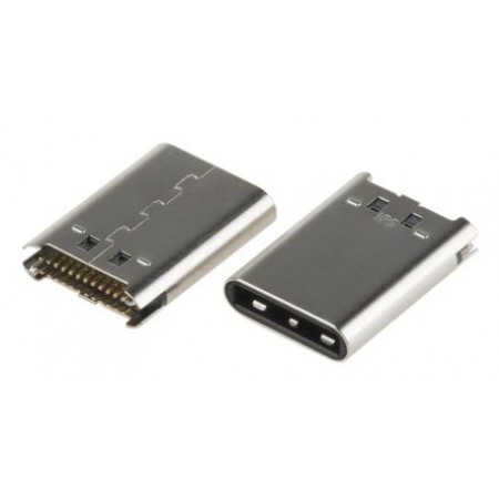 广濑电机 USB 连接器, CX 系列, 印刷电路板安装, 公插, USB3.1, 1 端口, 直向, 1.25A额定电流