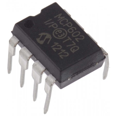 Microchip 通用运算放大器, 双通道, PDIP封装, 单电源, 通孔安装, 8引脚