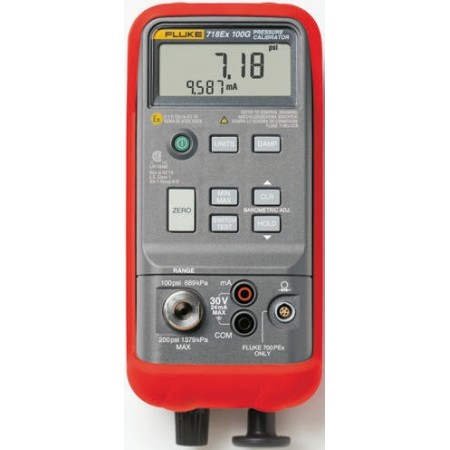 Fluke压力校验仪, 718系列, 最大测量100psi, 本质安全, ATEX认证, 0.01 psi